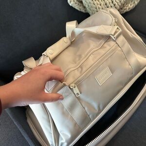 Calpack Stevyn Duffel Bag with Shoe Compartment in Dune